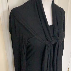 ISABELLA RODRIGUEZ Stretchy Short Dress Tunic Black